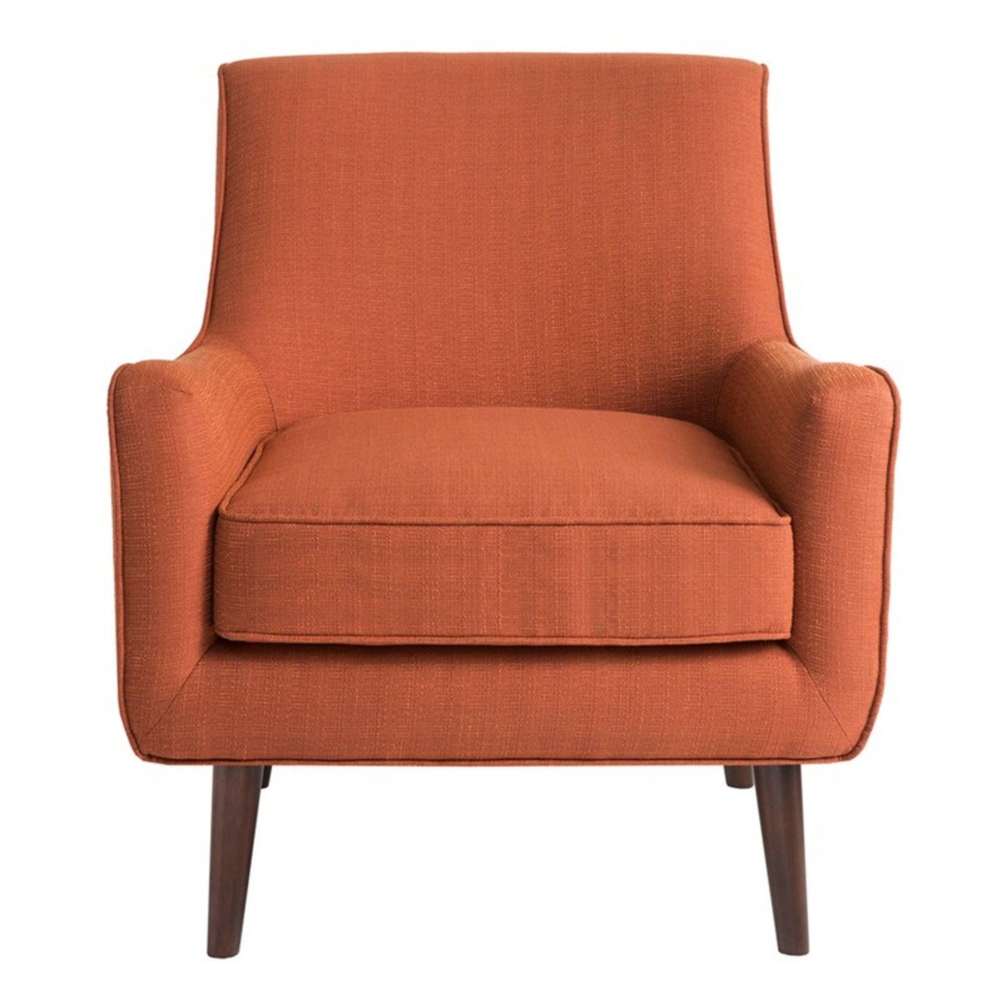 Accent Chair Upholstered With Legs - Burnt Orange JLA