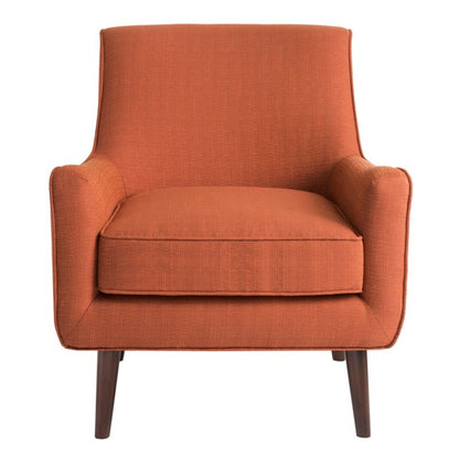 Accent Chair Upholstered With Legs - Burnt Orange JLA