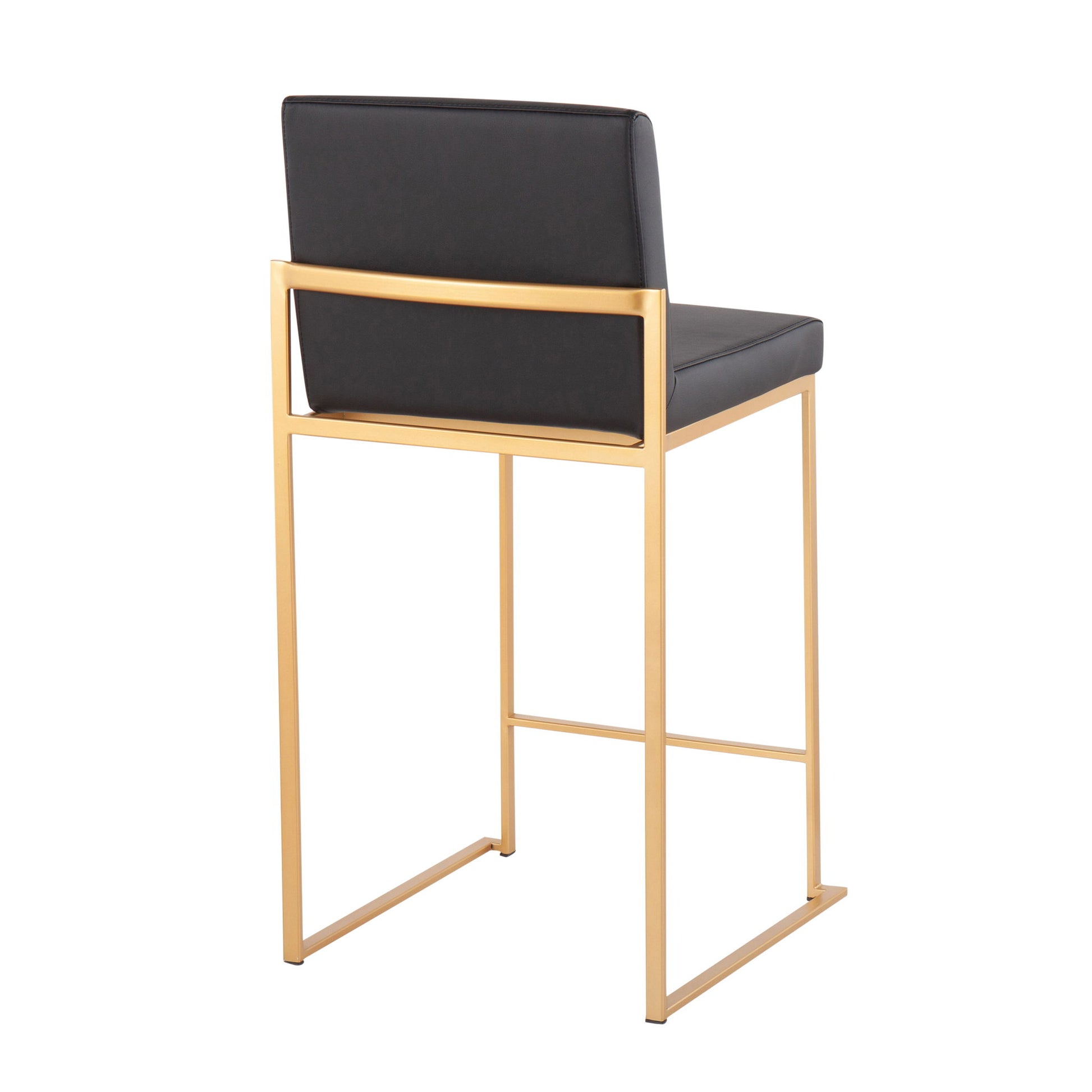 Fuji - Contemporary High Back Stylish Counter Stool Lumi Source