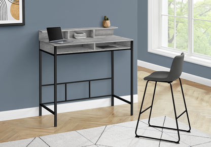 Computer Desk For Home Office, Standing, Storage Shelves, Laptop, Contemporary & Modern 8th Street