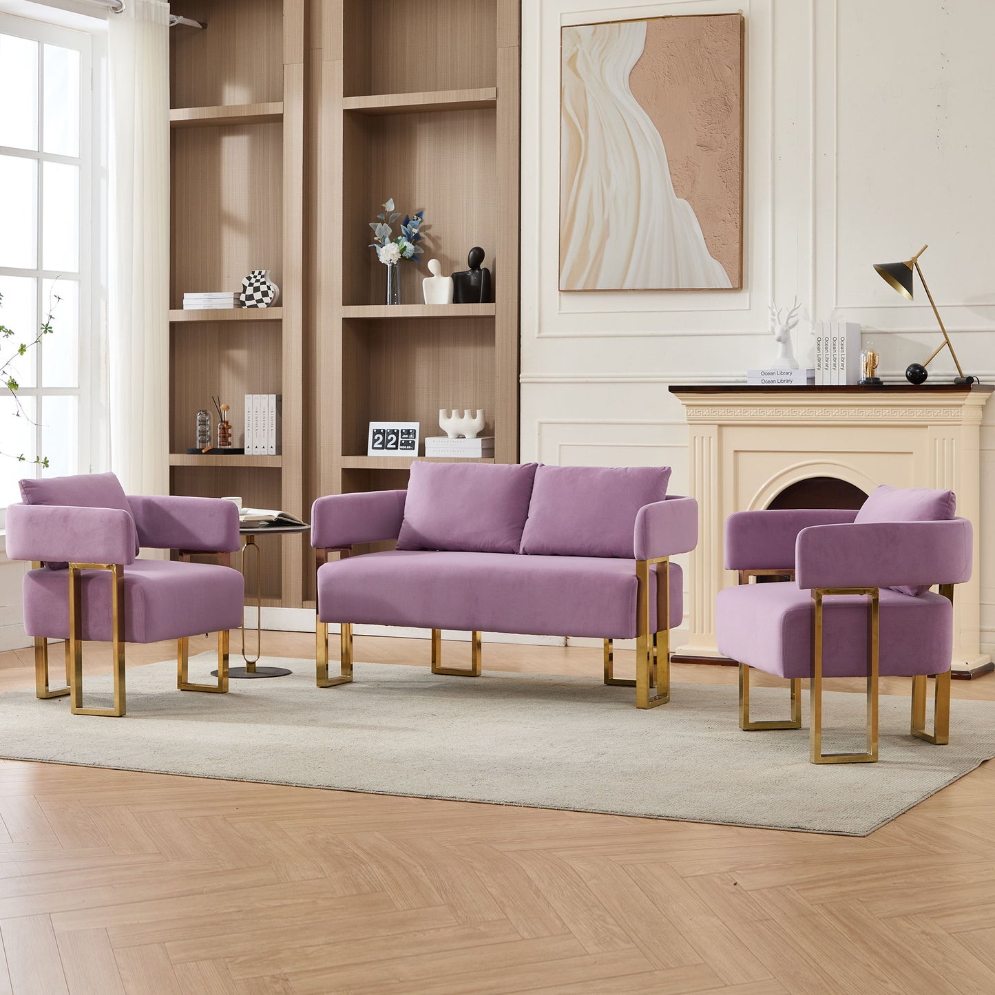 Decorative Upholstered Side Chair For Living Room Home Essentials