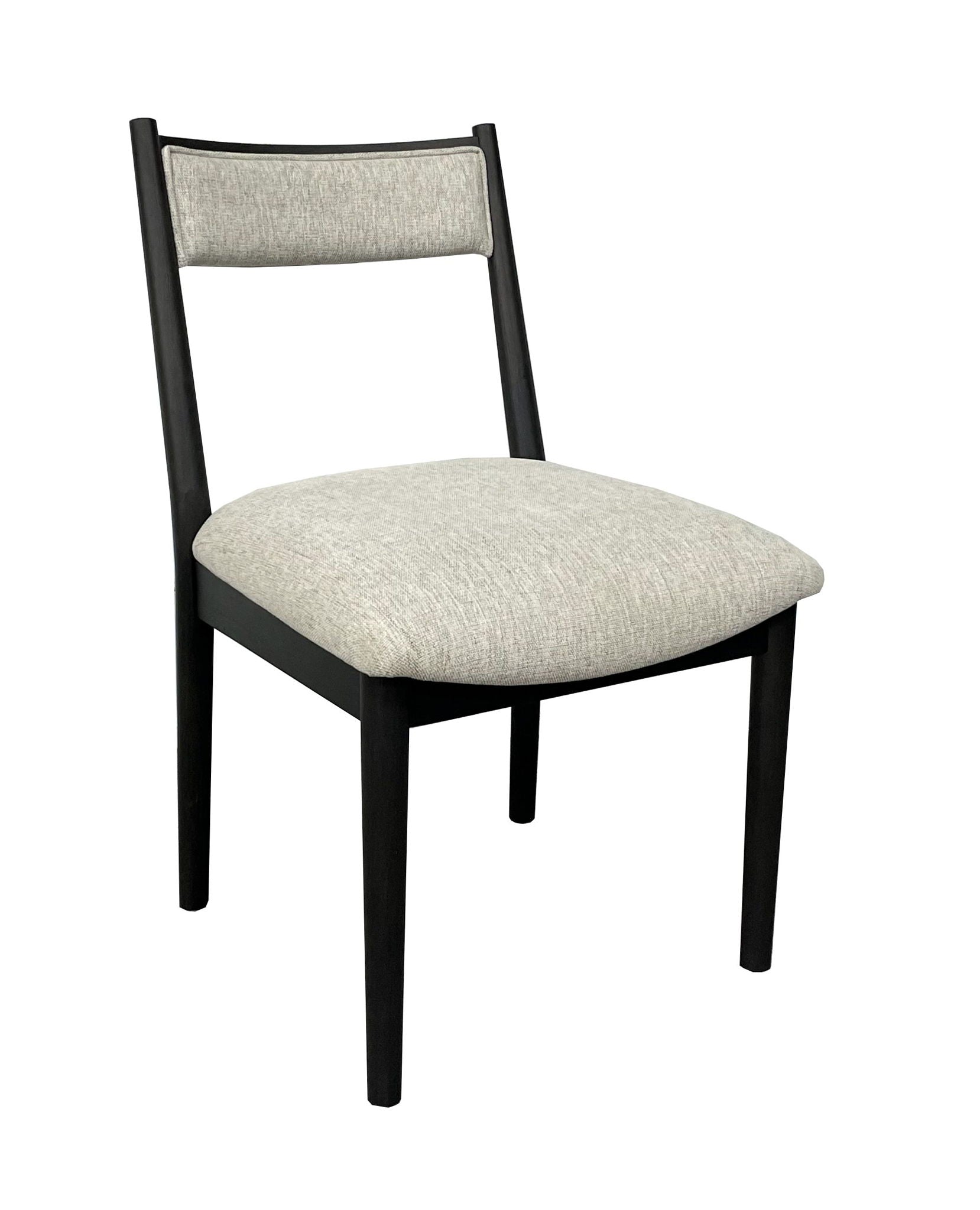 Comfortable Upholstery Cresent Chair (Set of 2) - Peppercorn Bernards Furniture