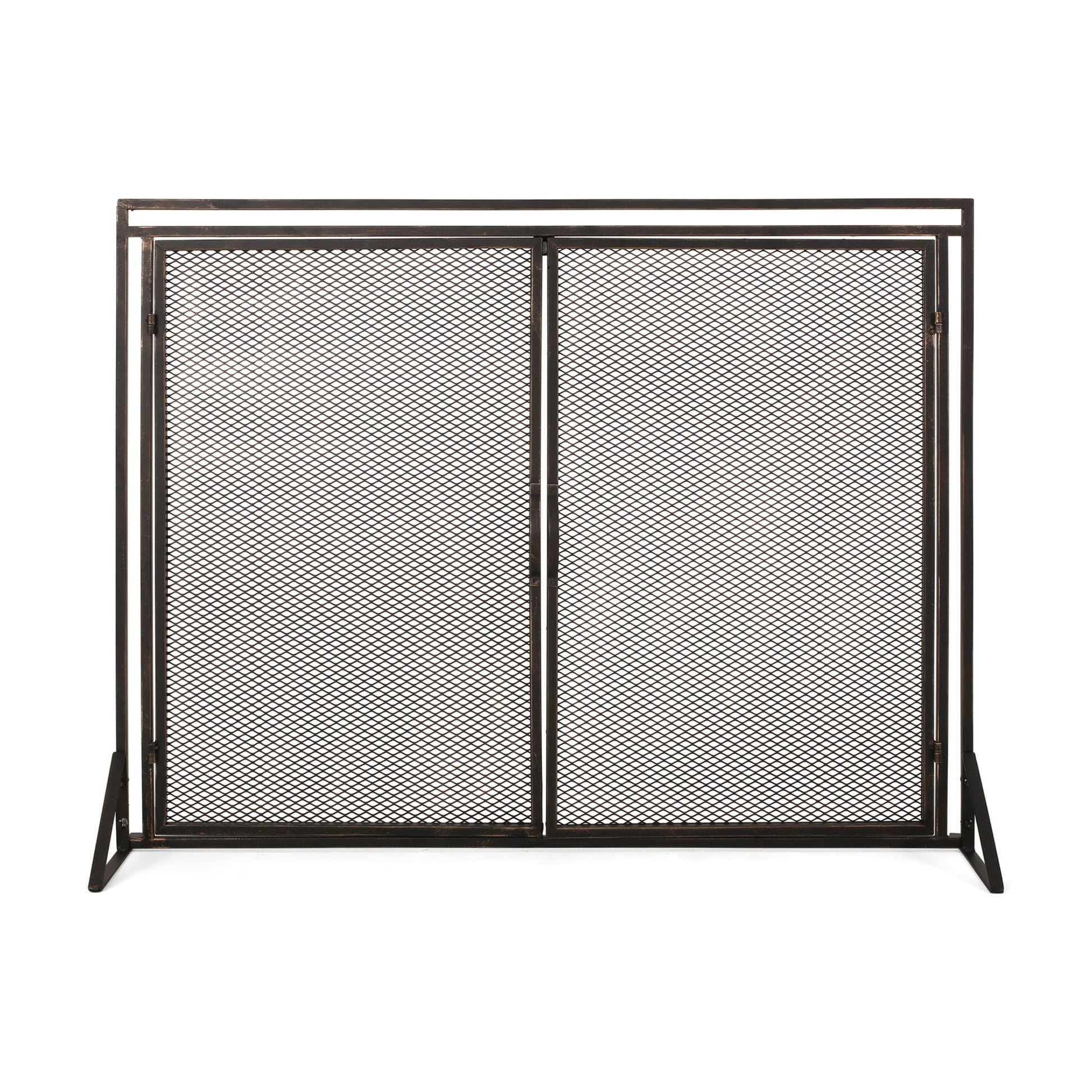 Samantha - Iron Fireplace Screen 2 Door Design Noble House