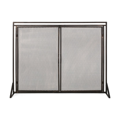 Samantha - Iron Fireplace Screen 2 Door Design Noble House