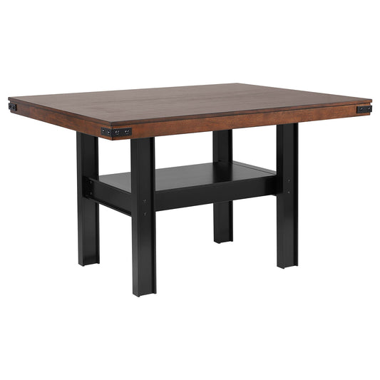 Patterson - Counter Height Dining Table - Mango Oak CoasterEveryday