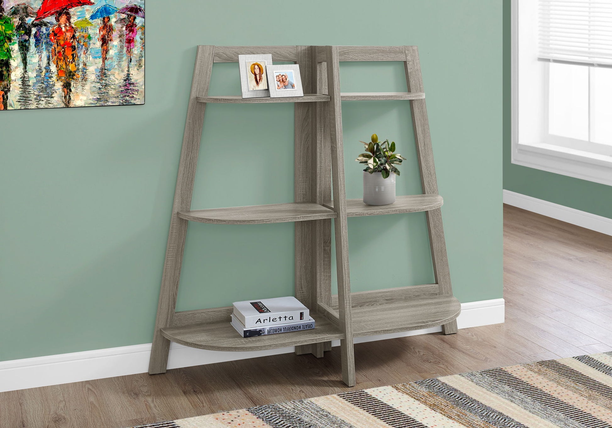 Bookshelf, Bookcase, Etagere, 3 Tier, For Office, Contemporary & Modern 8th Street