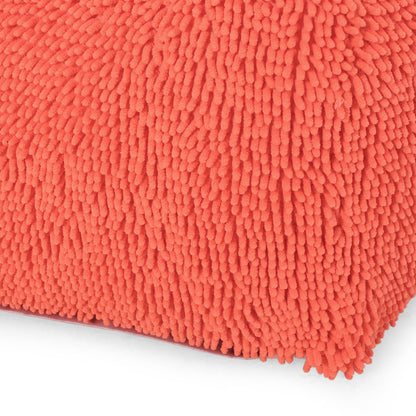 Spongy Microfiber Square Pouf Soft Seating Home Essentials