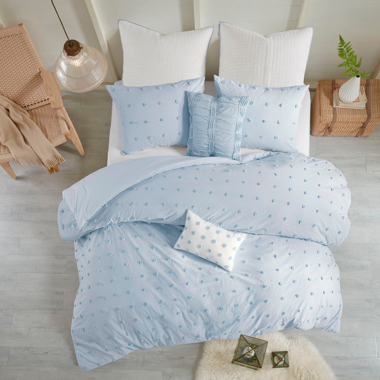 Brooklyn - King Comforter Set - Blue Urban Habitat