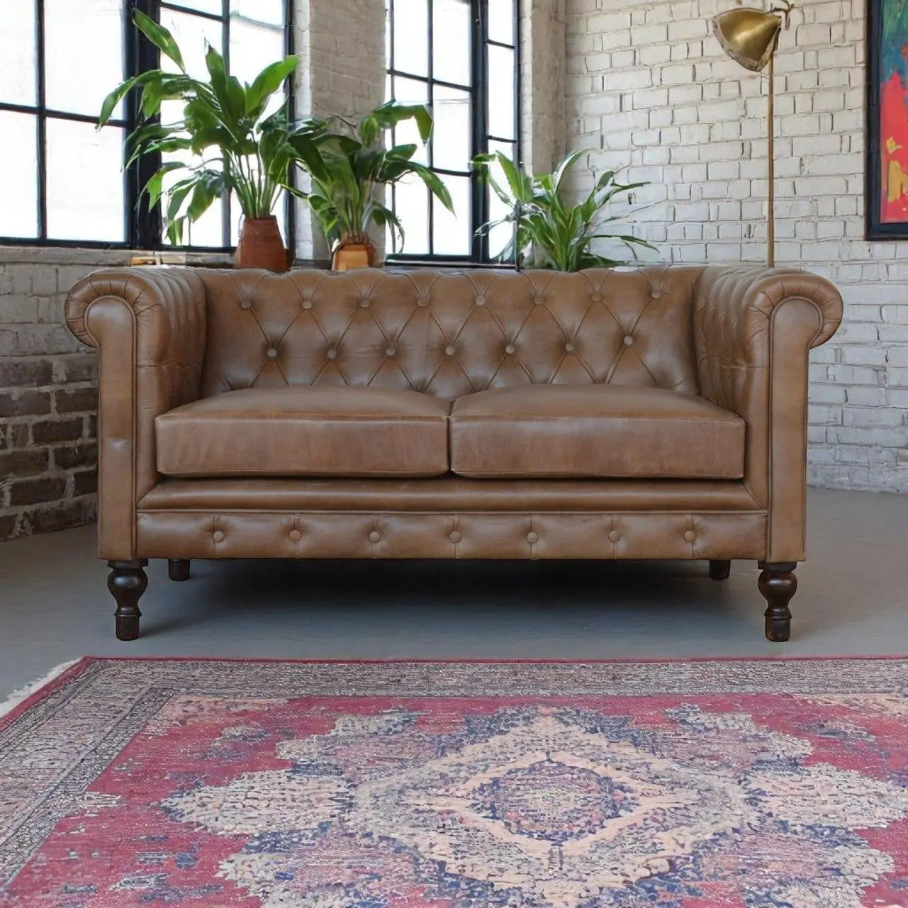 Buffalo - Chesterfield Sofa - Brown Artisan Furniture