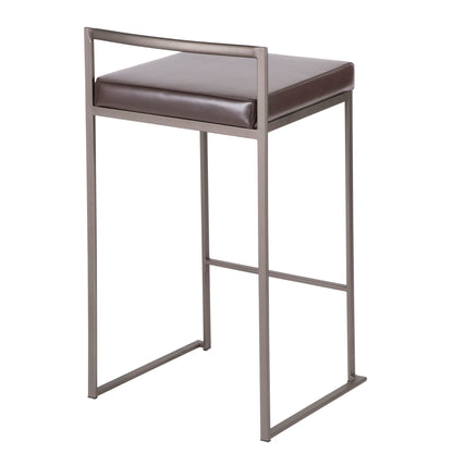Fuji - Industrial Stackable Counter Stool Elegant Design Lumi Source