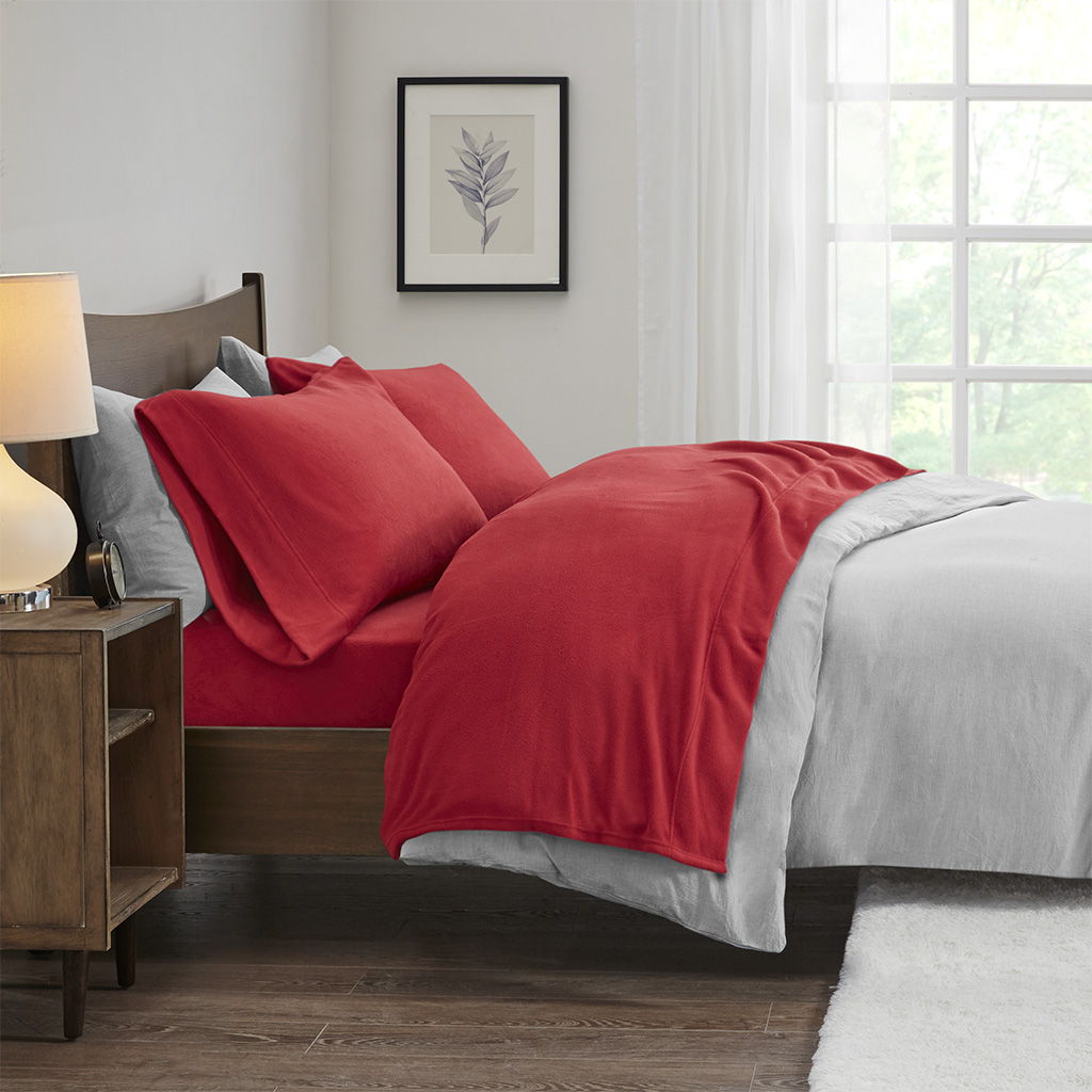 California King Sheet Set - Red