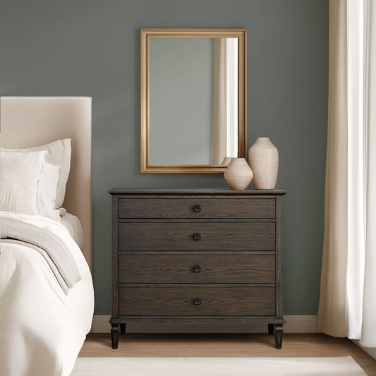 Victoria - 4-Drawer Dresser (40") - Antique Brown Madison Park Signature