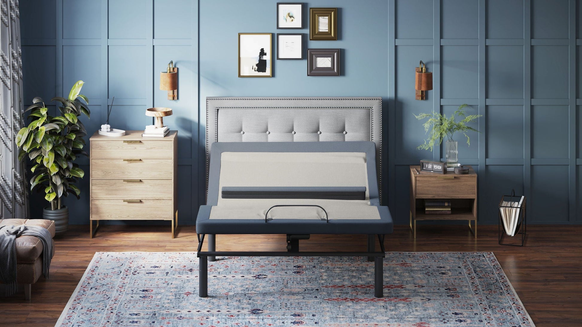Bt6500 - Adjustable Bed Base With Head / Foot Tilt And Lumbar Position Adjustment BedTech