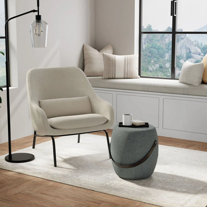Ramsay - Upholstered Footstool Simpli-Home