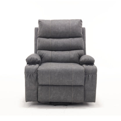Large Size Electric Power Lift Recliner Chair Sofa With 8 Point Vibration Massage And Lumbar Heat Home Essentials