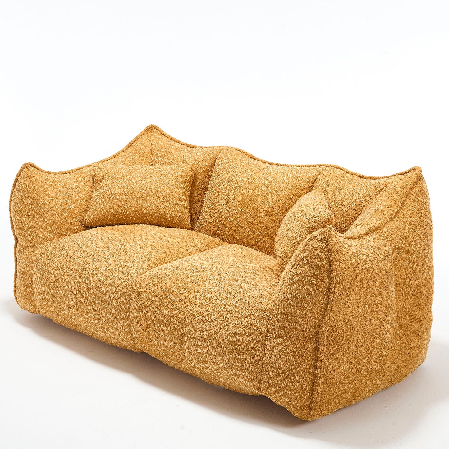 Comfortable Dual Beanbag Chair With High Resilience Foam Core For 2 People Home Essentials