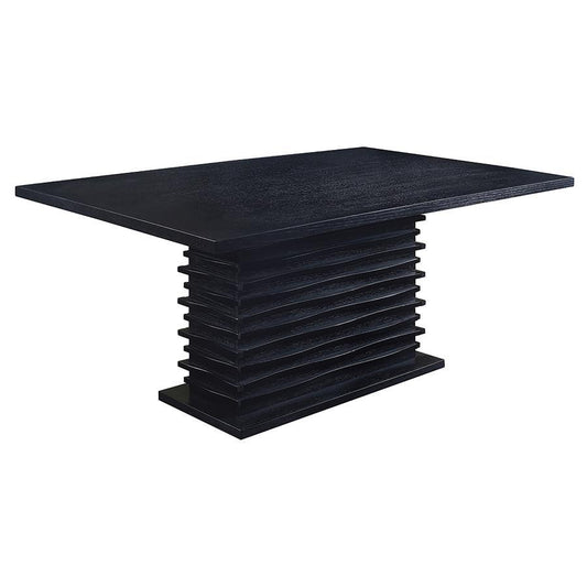Stanton - Rectangular Dining Table - Black CoasterEssence