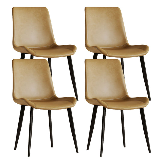 Modern Dining Chair With Carbon Steel Legs Home Essentials