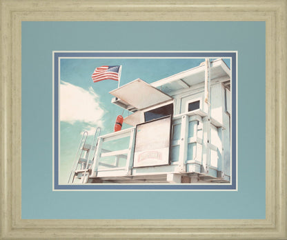 The Cabin By Natasia Cook - Framed Print Wall Art - White Classy Art