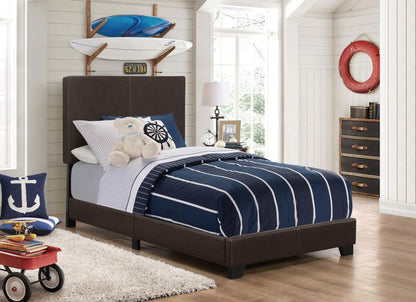 Dorian - Upholstered Panel Bed CoasterEveryday