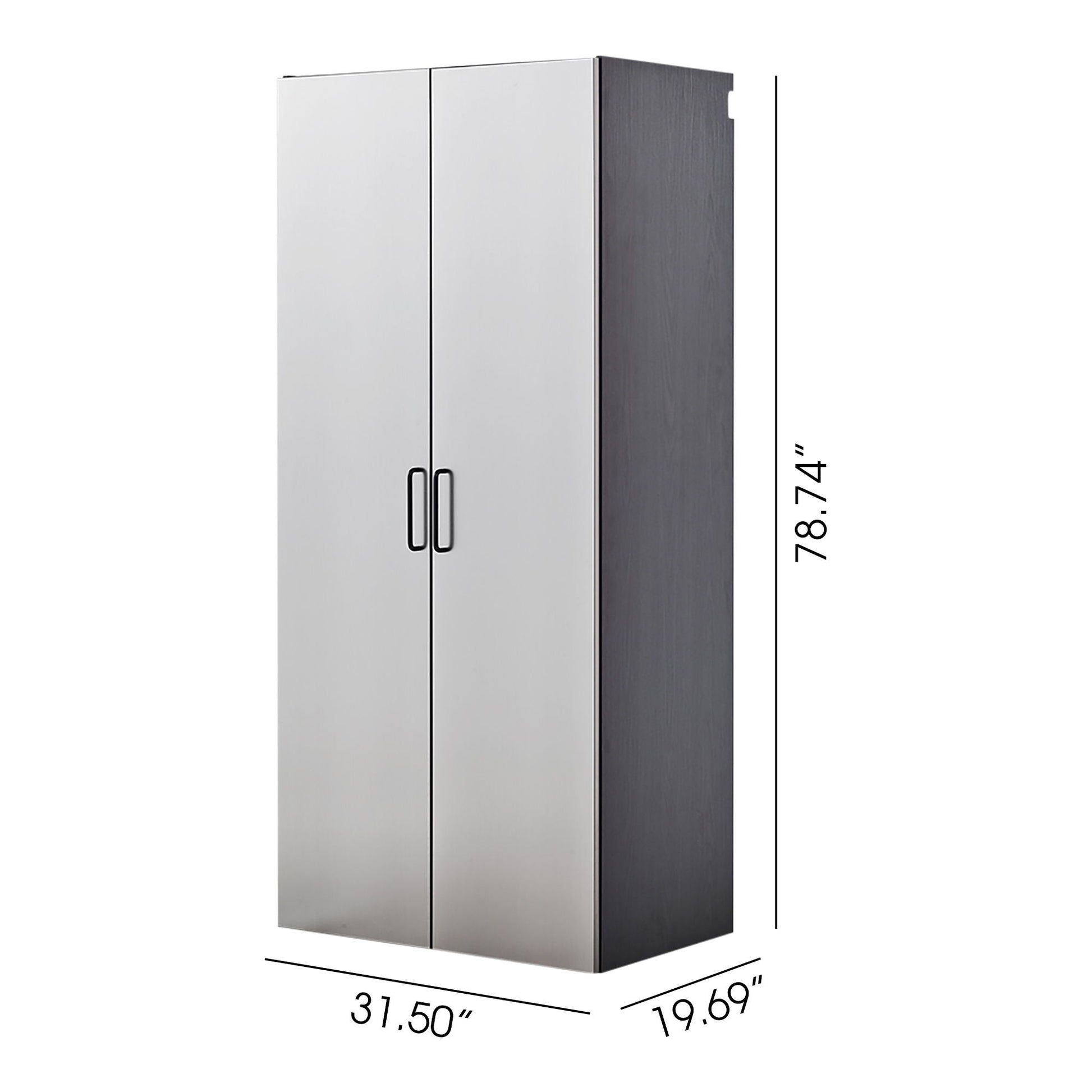 Astro Series - Metal Wall Mounted Storage Cabinet With Soft Closing Drawers Daily Nest