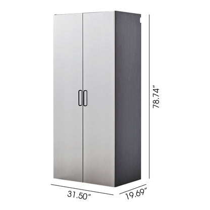 Astro Series - Metal Wall Mounted Storage Cabinet With Soft Closing Drawers Daily Nest