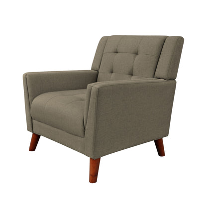 Luminaesque - Fabric Upholstered Armchair With Tufted Back Noble House
