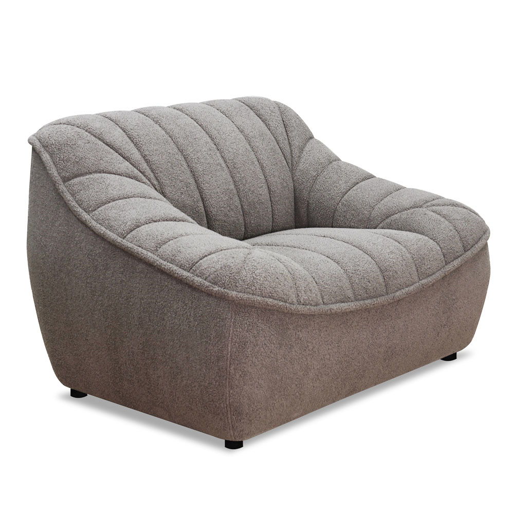 Pearl Fabric Chair - Taupe