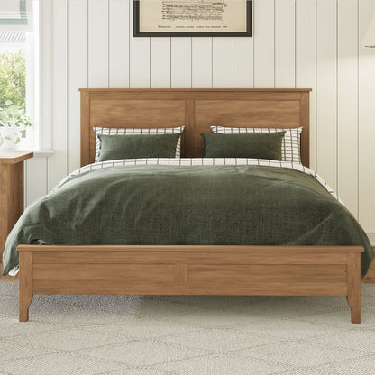 Modern Solid Wood Platform Bed Hearth and Haven
