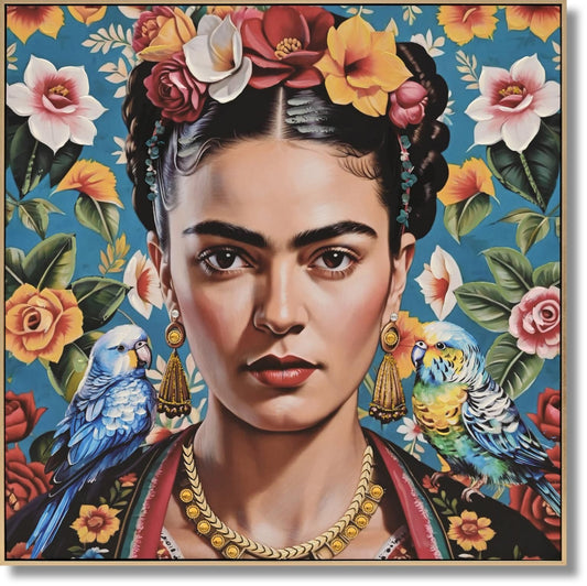 Vivid Gaze Reverie - 32" x 32" Framed Wall Art Classy Art