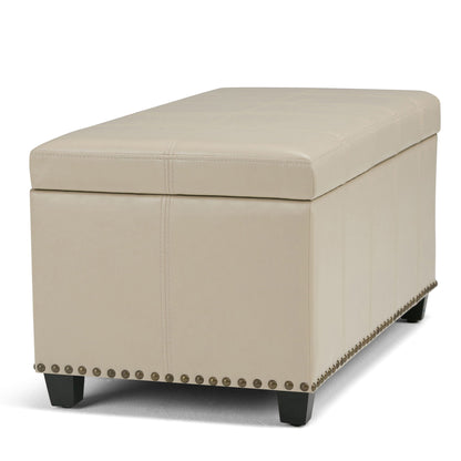 Amelia - Transitional Storage Ottoman Bench Simpli-Home