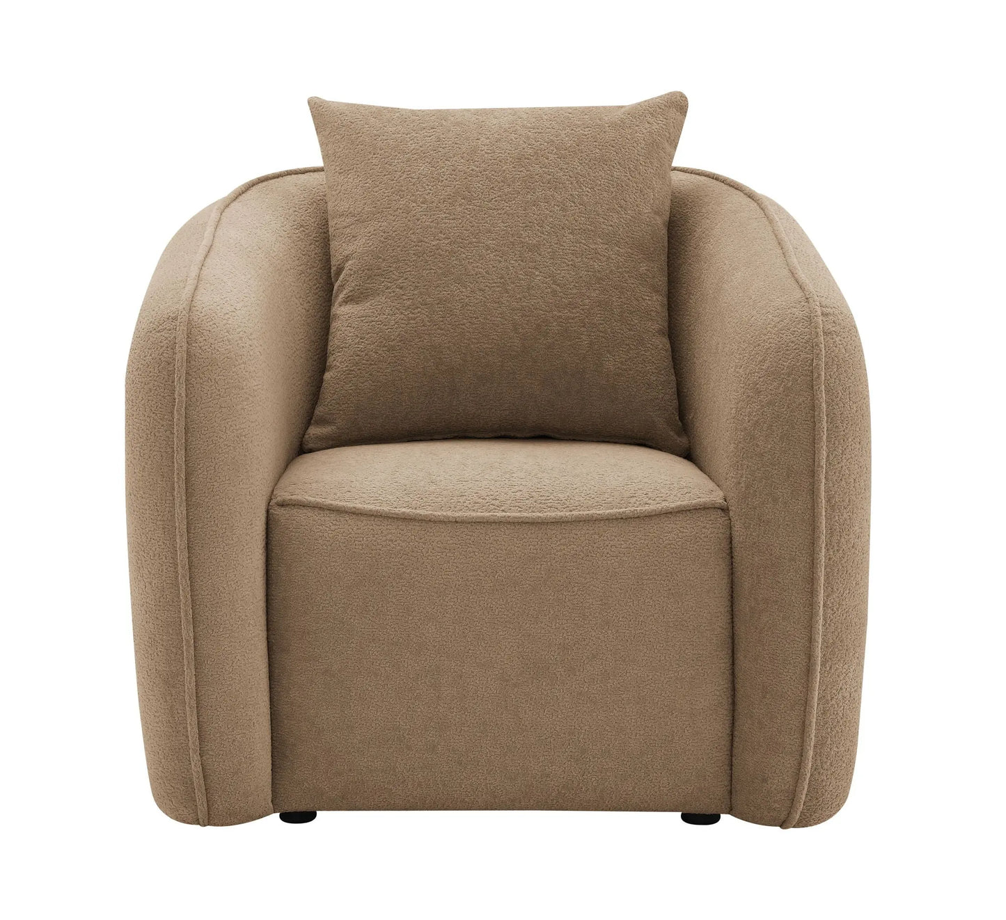 Keith - Chenille Chair With 1 Matching Color Toss Pillows Acme