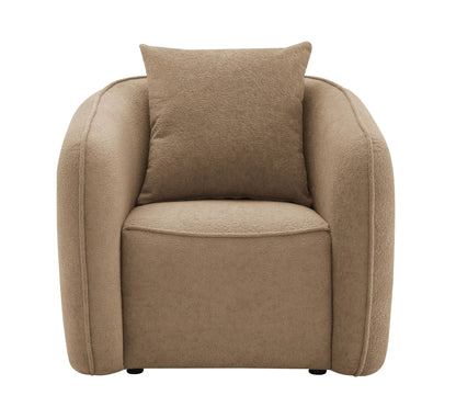 Keith - Chenille Chair With 1 Matching Color Toss Pillows Acme
