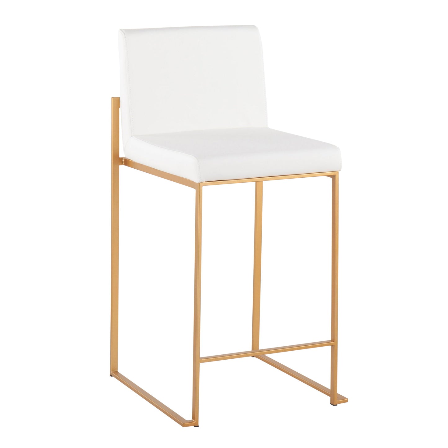 Fuji - Contemporary High Back Stylish Counter Stool Lumi Source