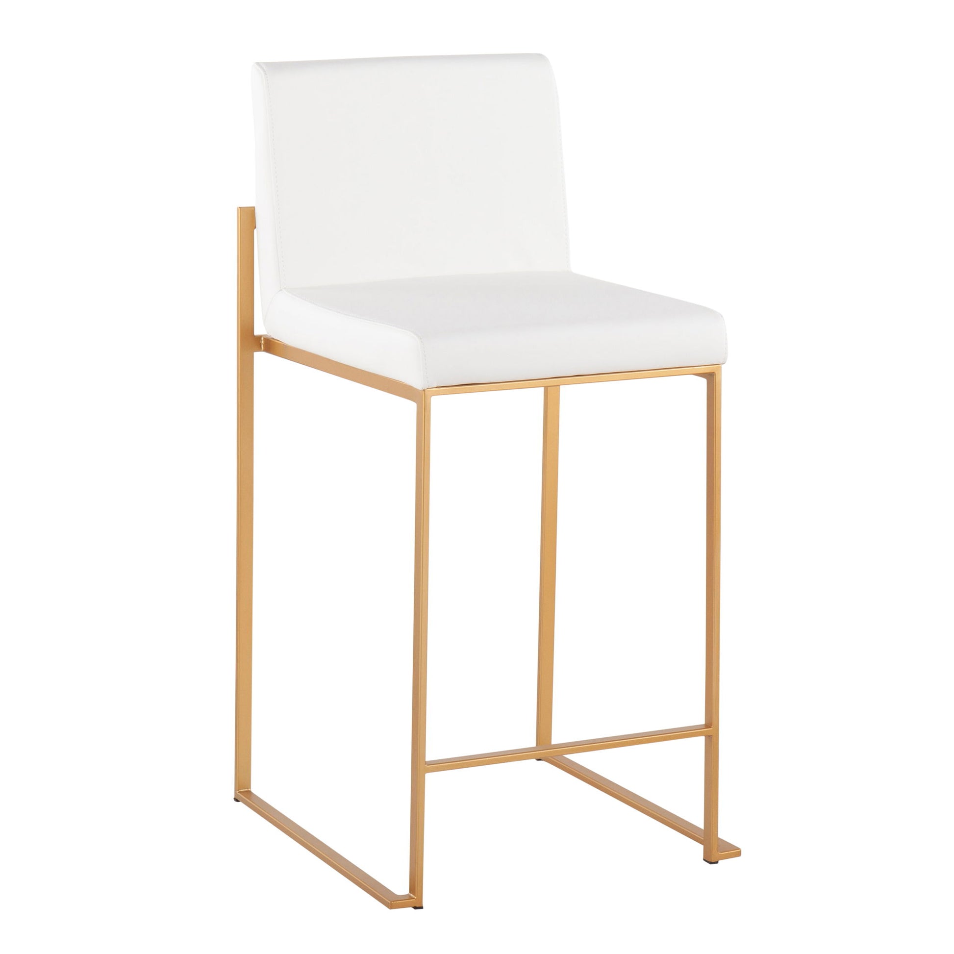 Fuji - Contemporary High Back Stylish Counter Stool Lumi Source