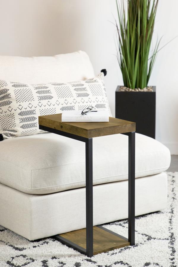 Beck - Engineered Wood C-Shape Sofa Side Table CoasterEveryday