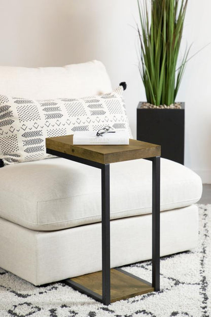 Beck - Engineered Wood C-Shape Sofa Side Table CoasterEveryday
