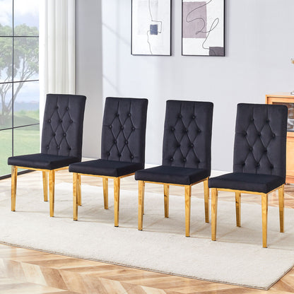 Vintage Style Armless Dining Chairs Set With Grid And Buckle Design Home Essentials