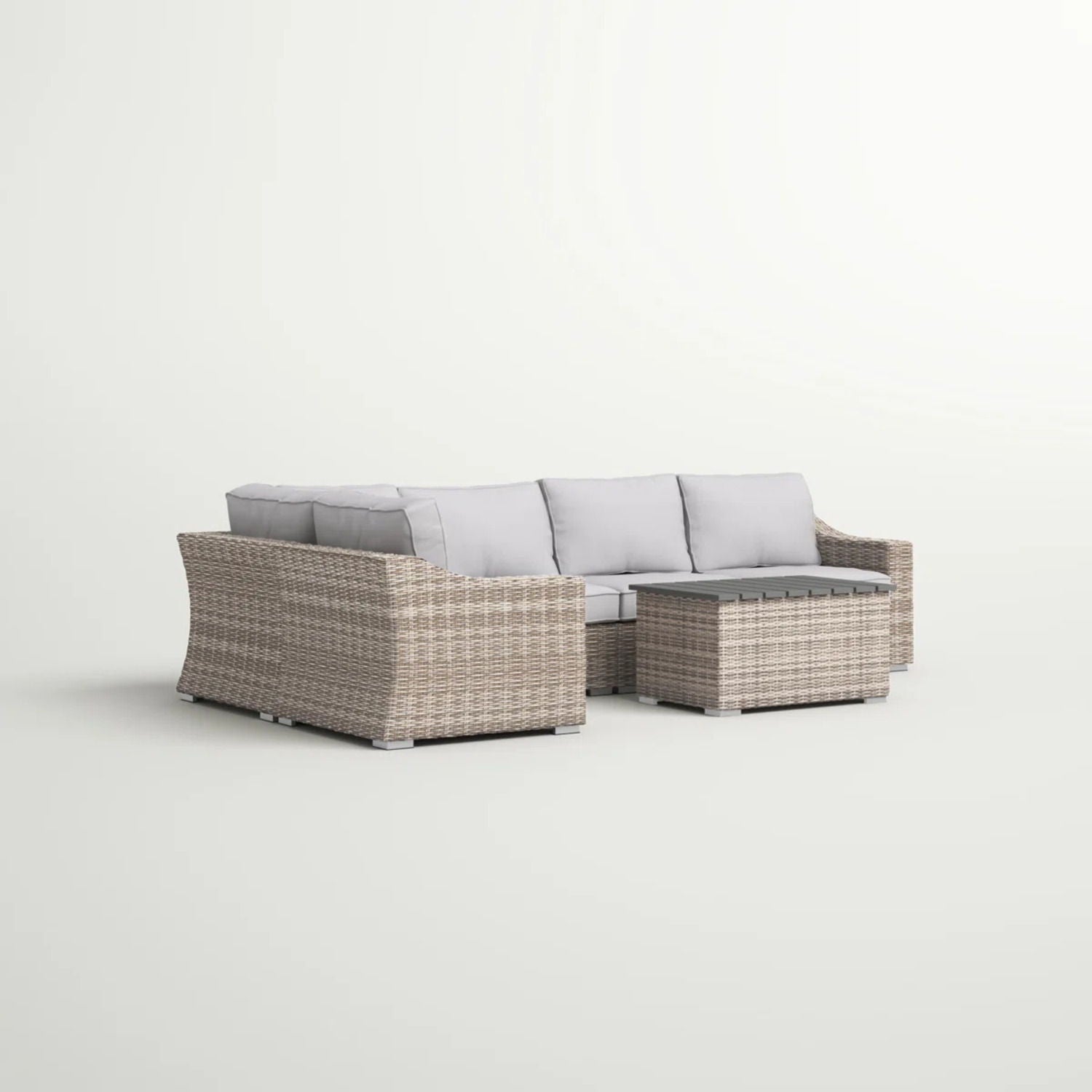 Stylish Sofa Seating Group With Cushions Perfect For Outdoor Gatherings LSI Patio Furniture