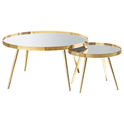 Kaelyn - Round Coffee And End Table Set Coaster Fine Furniture