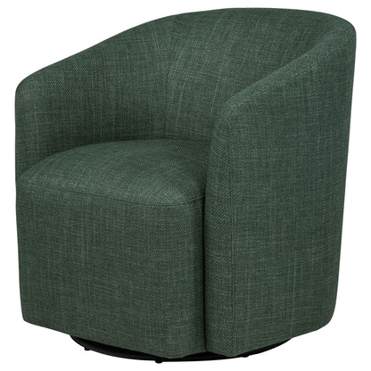Sorenson - Swivel Accent Chair - Green Furniture Max