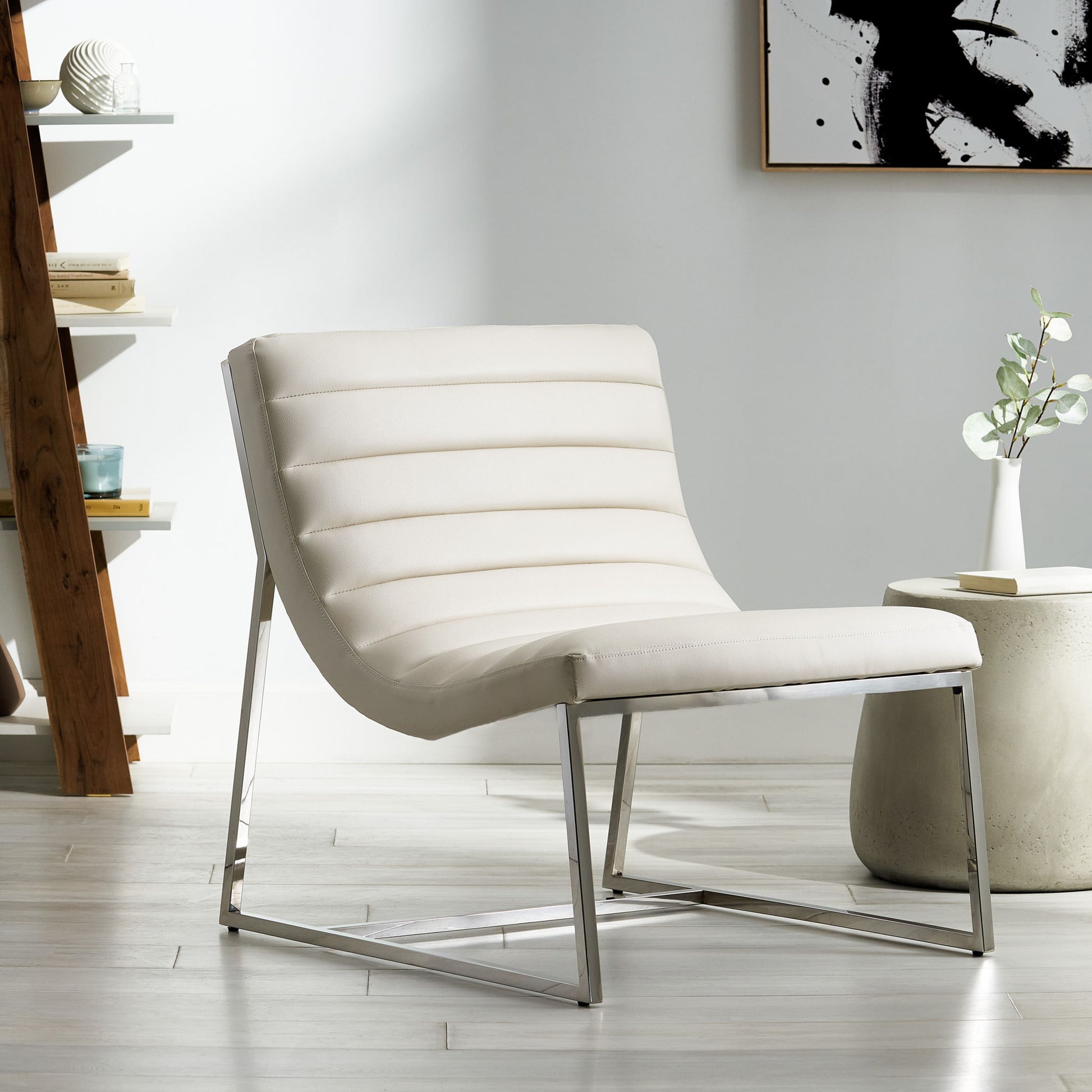 Wilmouth - Roll Occasional Chair - White Noble House
