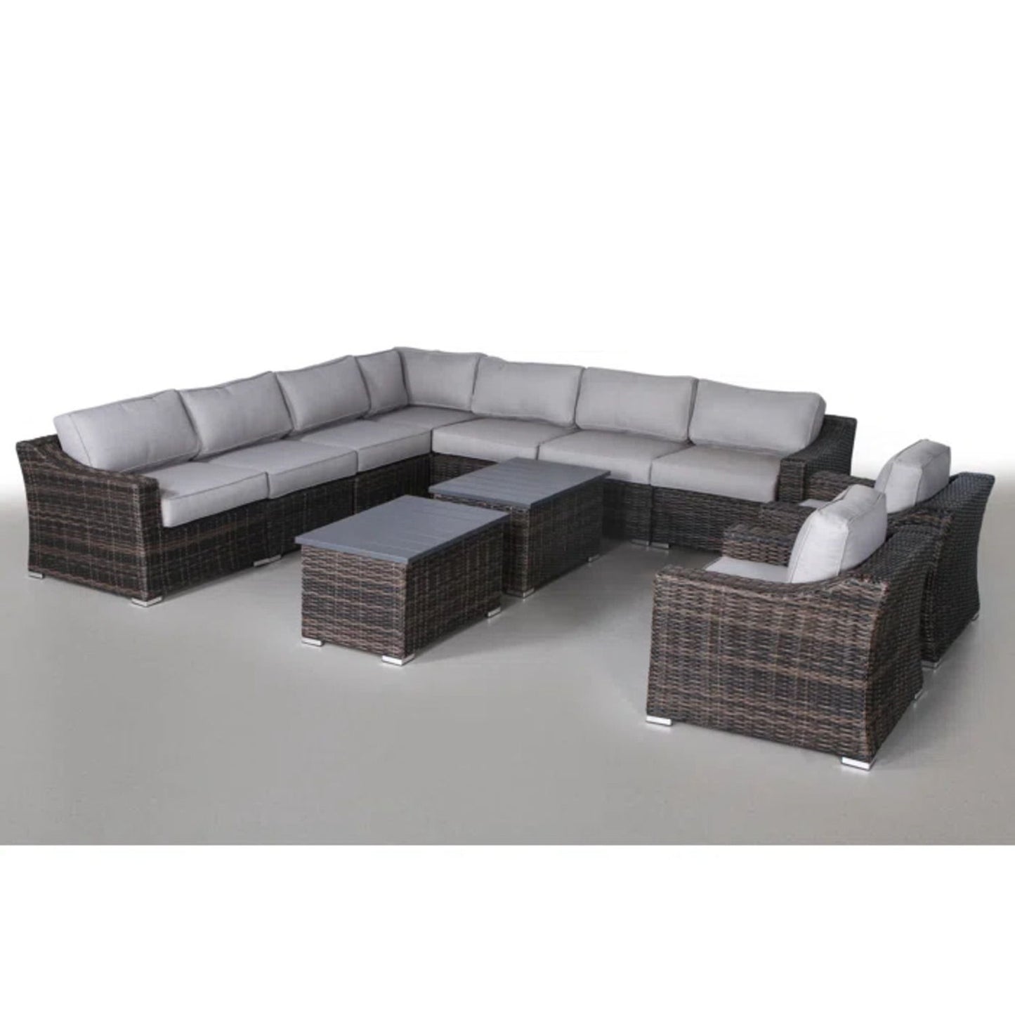 Stylish Sofa Seating Group With Cushions Perfect For Outdoor Gatherings LSI Patio Furniture