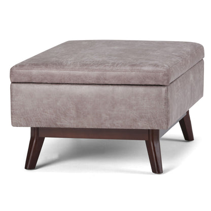 Owen - Upholstered Rectangular Storage Ottoman Simpli-Home