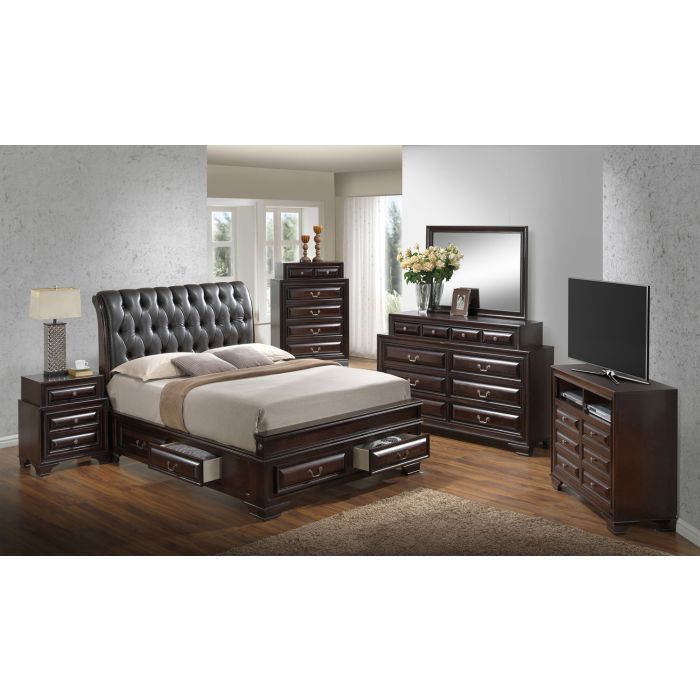 LaVita - Storage Bed Elegant Transitional Glory Furniture