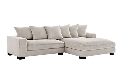 Luxe - Oversized 2 Piece Sectional Couches For Living Room, L Shaped Sofa With Chaise US Pride