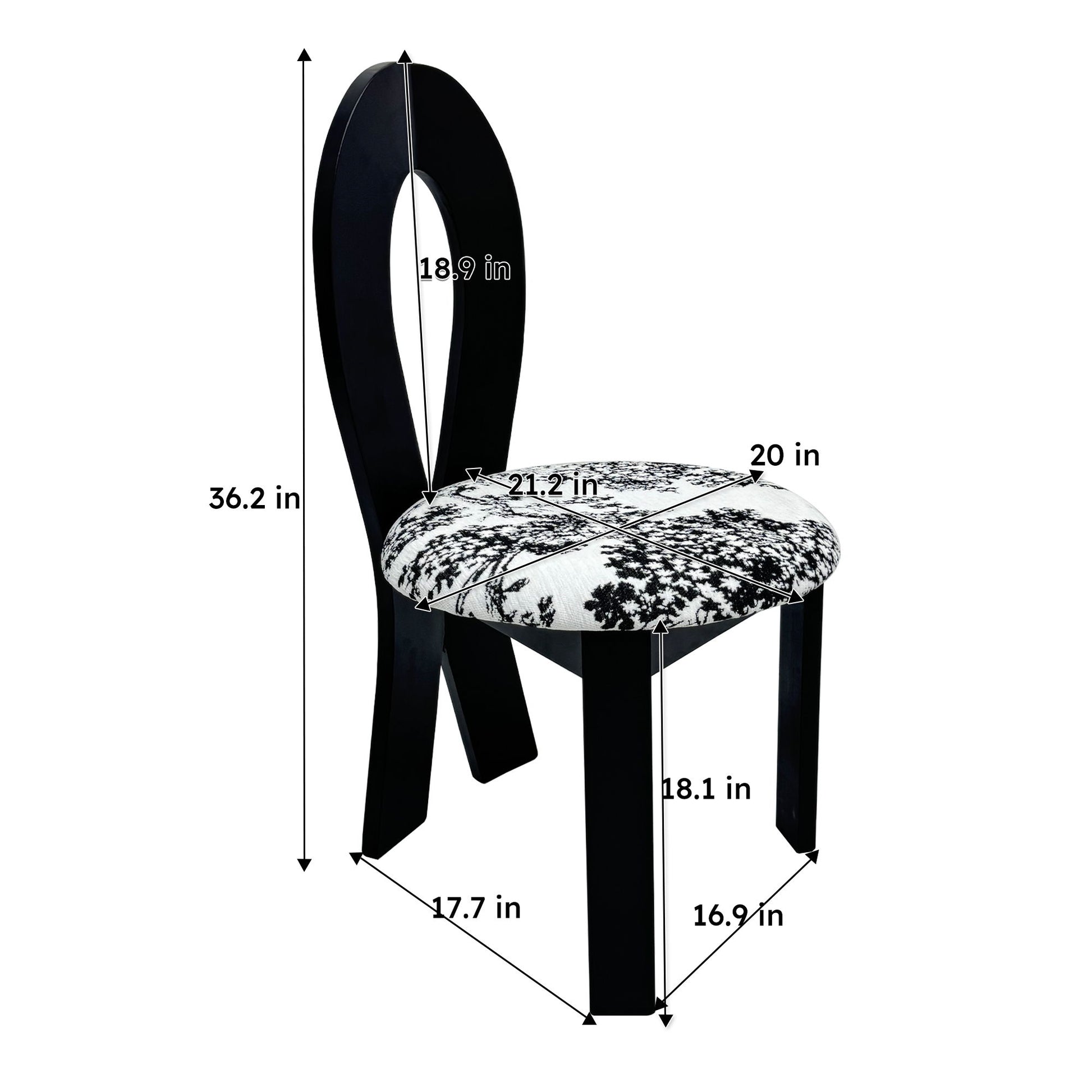 Key Design Dining Chairs (Set of 2) Home Essentials
