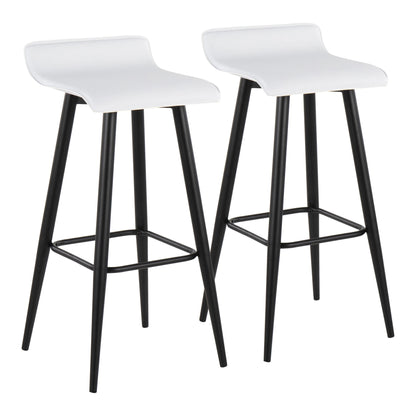 Ale - Contemporary Fixed Height Bar Stool (Set of 2) Lumi Source