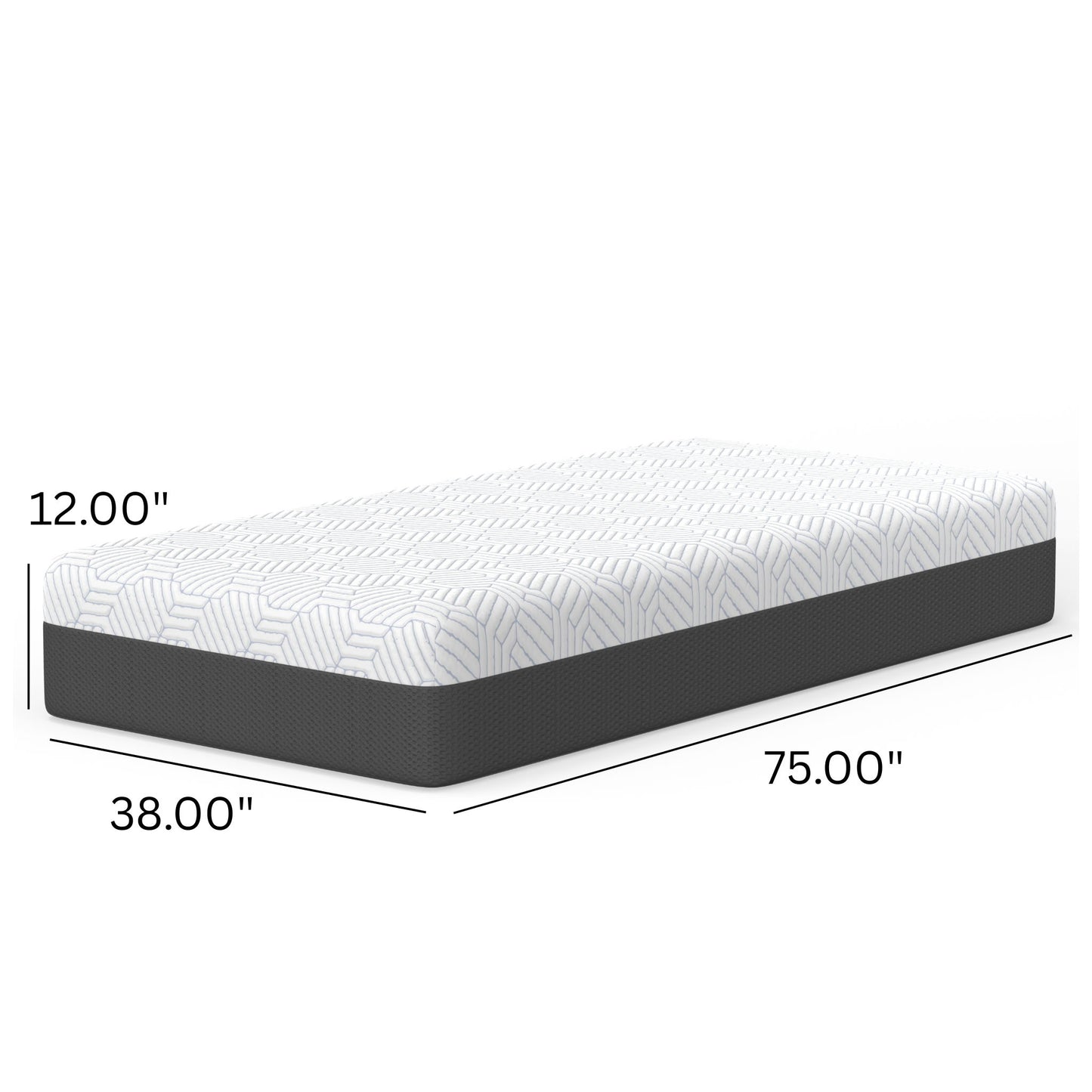 Pur Chill - 12" Soft Mattress With Phase Change Cooling Fabric BedTech