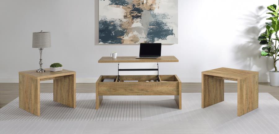 Canoga - Lift Top Cocktail Coffee Table Set - Mango Coaster Fine Furniture